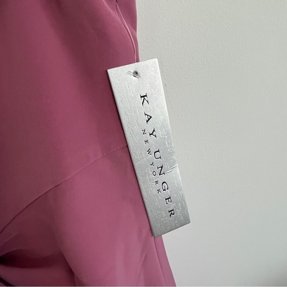 Kay Unger Blush Sleeveless Gown - Picture 5 of 11